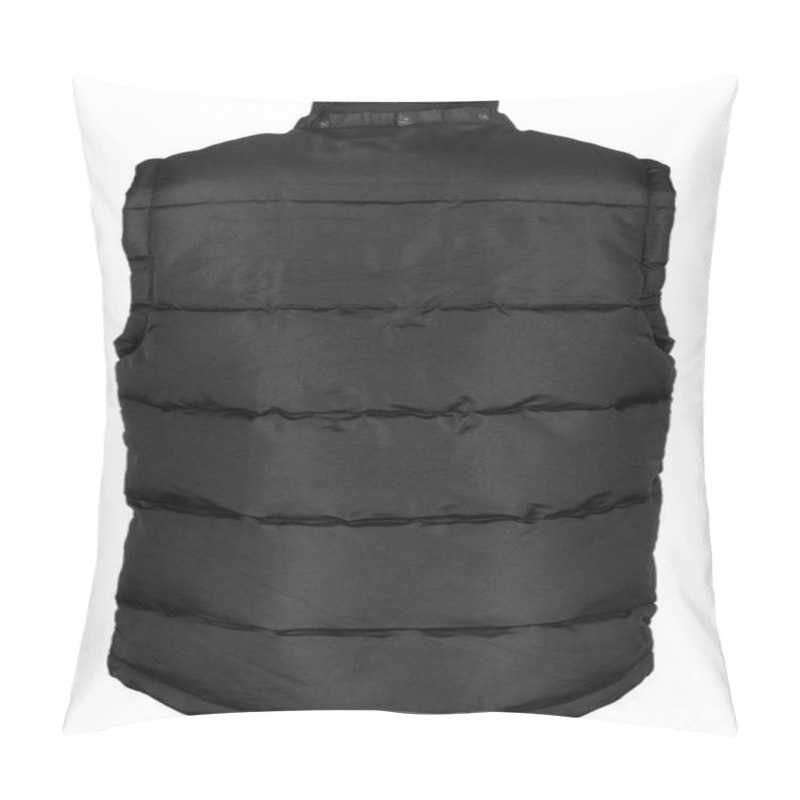 Personality  Back Of Black Warm Waistcoat Pillow Covers