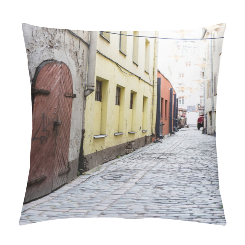 Personality  Architectural Details Of Old City Center In Riga, Latvia Pillow Covers