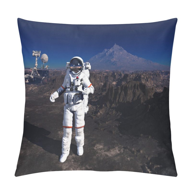 Personality  Astronaut On The Banks Of The World. Pillow Covers