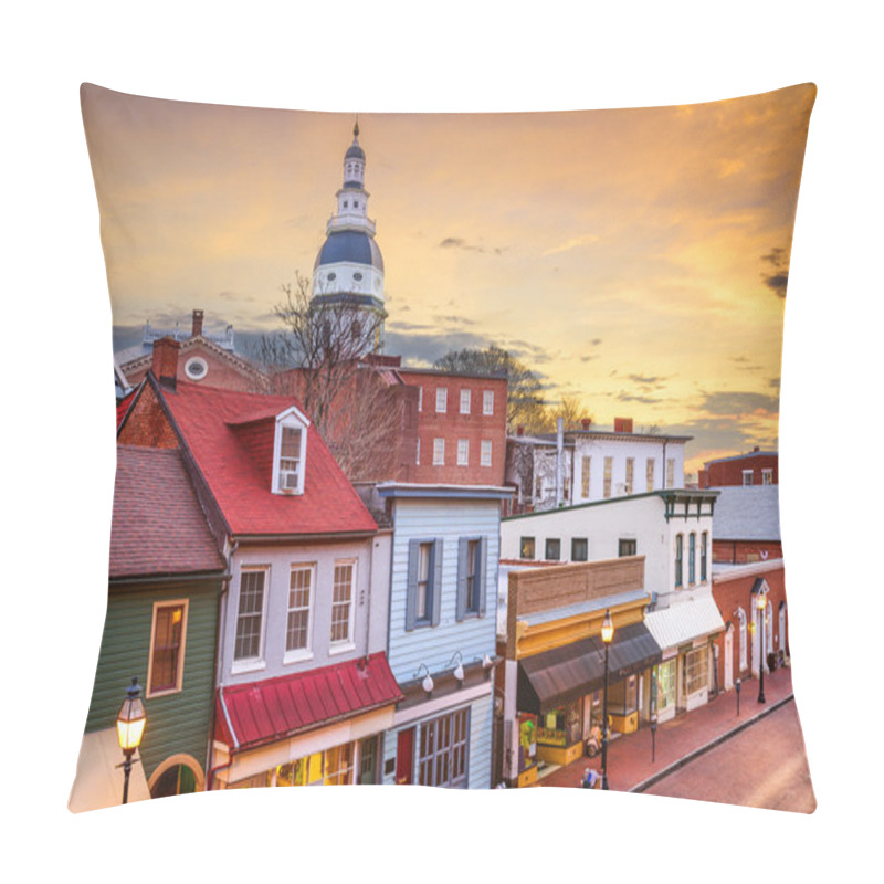 Personality  Downtown Annapolis Maryland Pillow Covers