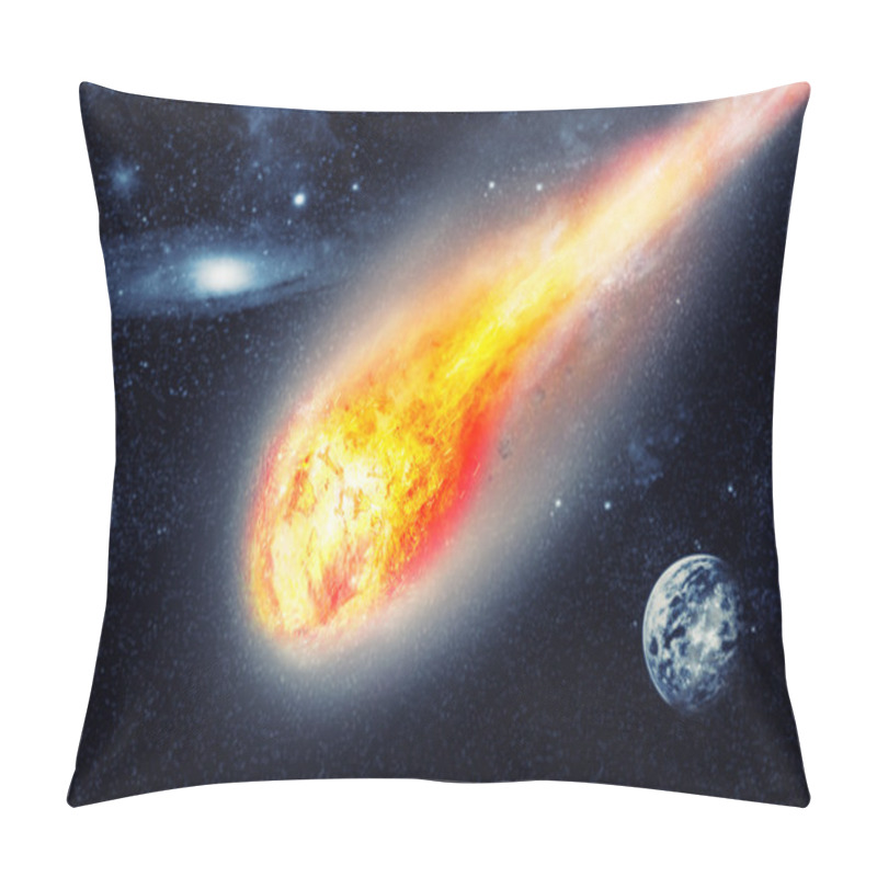 Personality  Asteroid Flies  In Space Pillow Covers