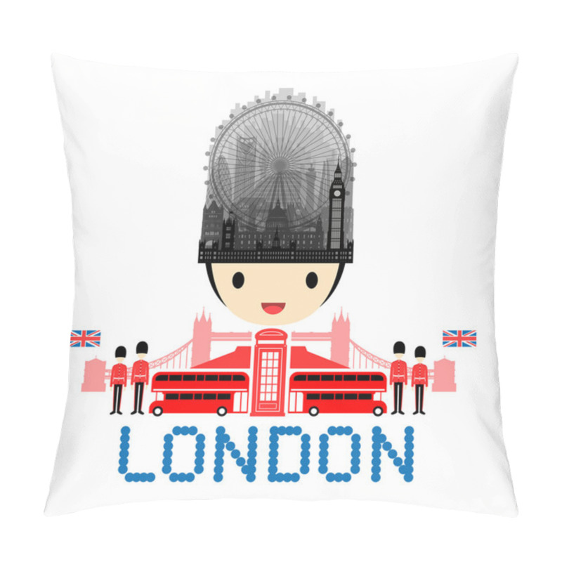 Personality  London, England Travel Landmarks Pillow Covers