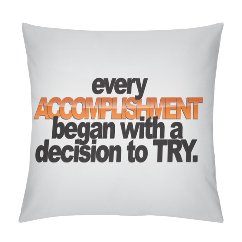 Personality  Motivational Background Pillow Covers