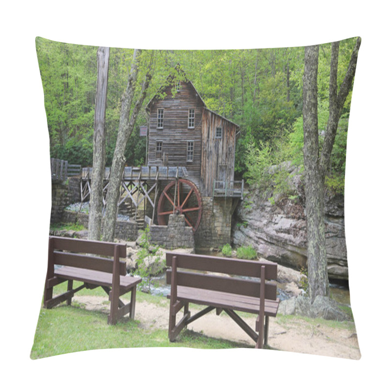 Personality  Romantic Scenery In Babcock State Park, West Virginia Pillow Covers