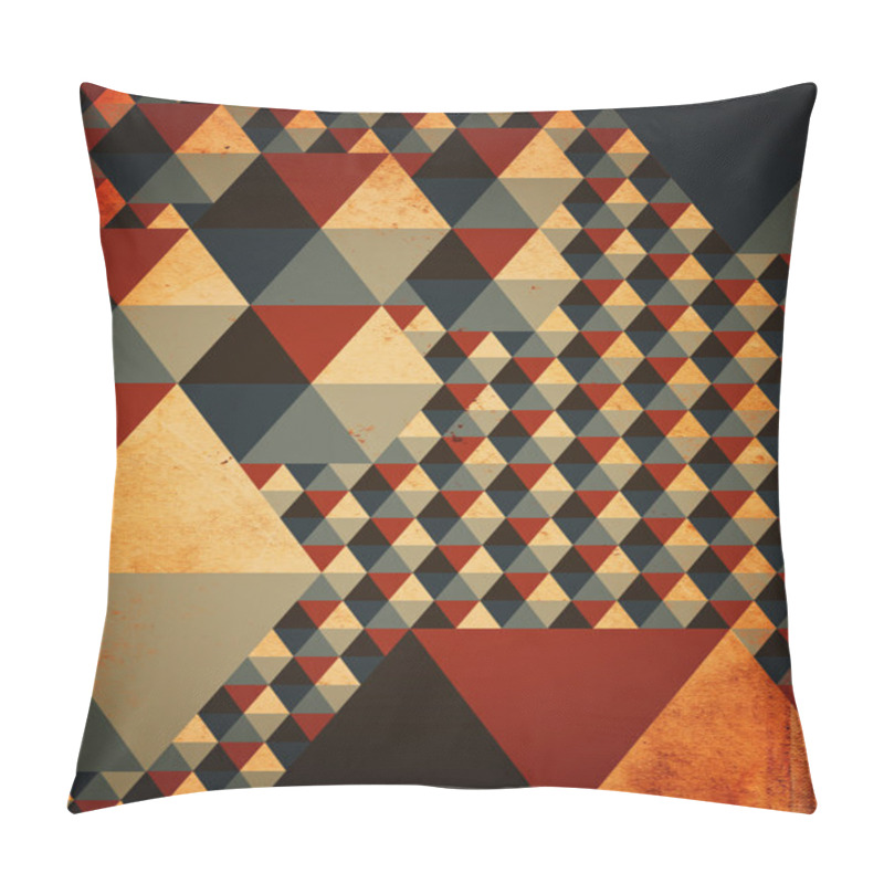 Personality  Abstract Geometric Pattern As Background Pillow Covers