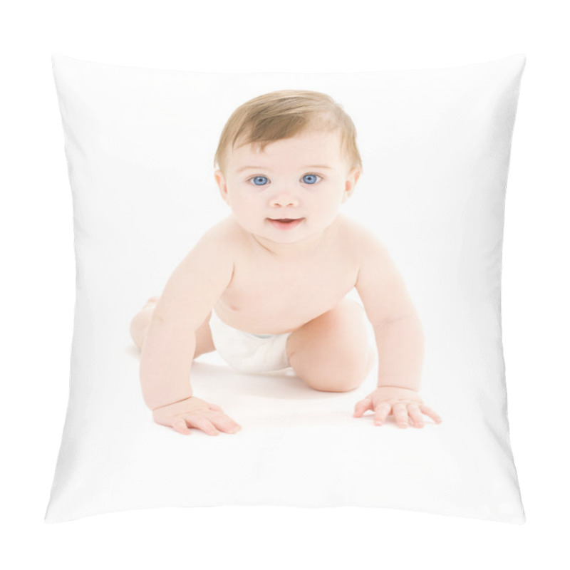 Personality  Crawling Baby Boy Pillow Covers