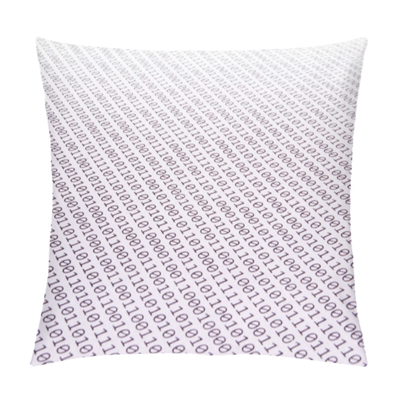 Personality  Abstract Binary Code Pillow Covers