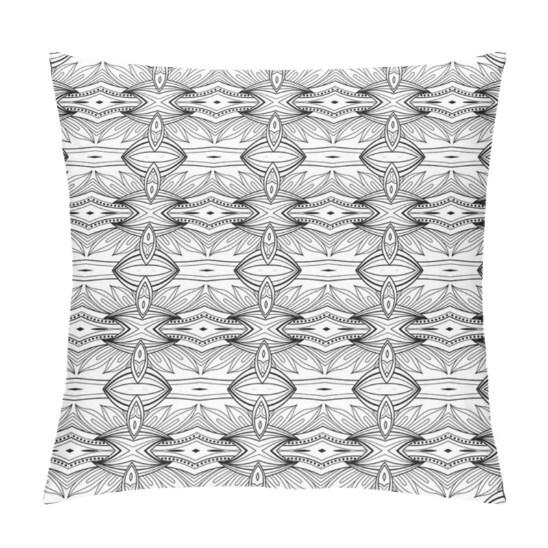 Personality  Abstract Ethnic Ornament Lace Pattern Pillow Covers