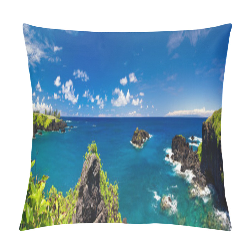 Personality  Tropical Ocean Coastline In Hawaii Pillow Covers