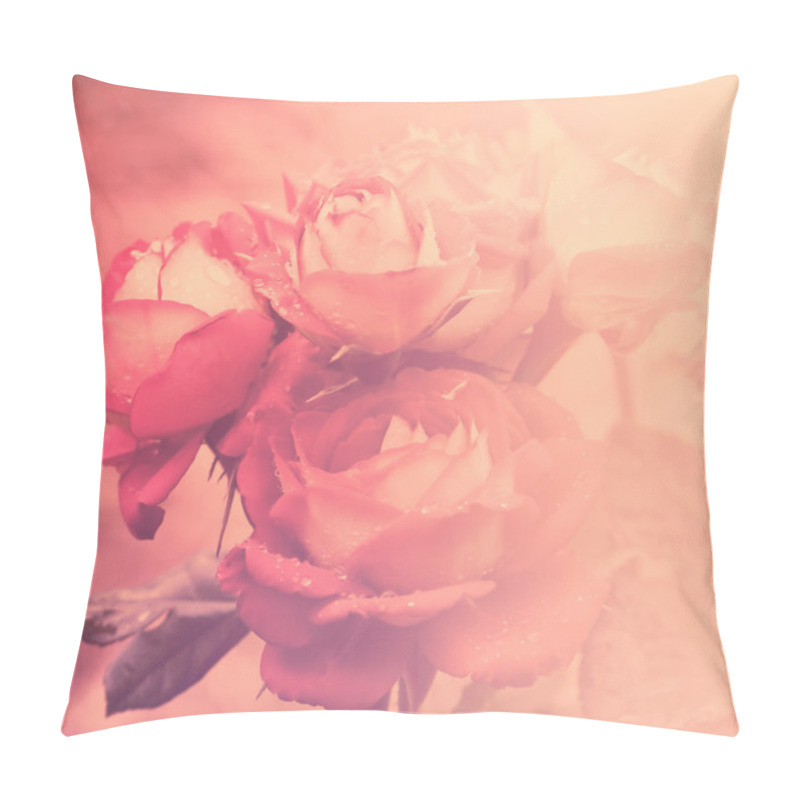 Personality  Red Roses Pillow Covers