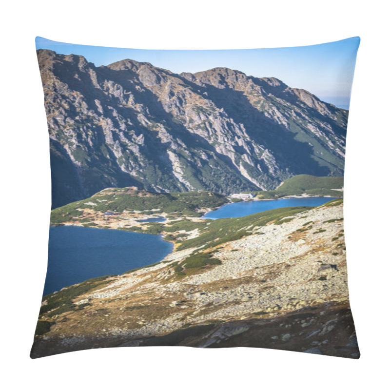 Personality  Beaitiful Mountain Lake In The Summer, Valley Of Five Lakes, Pol Pillow Covers