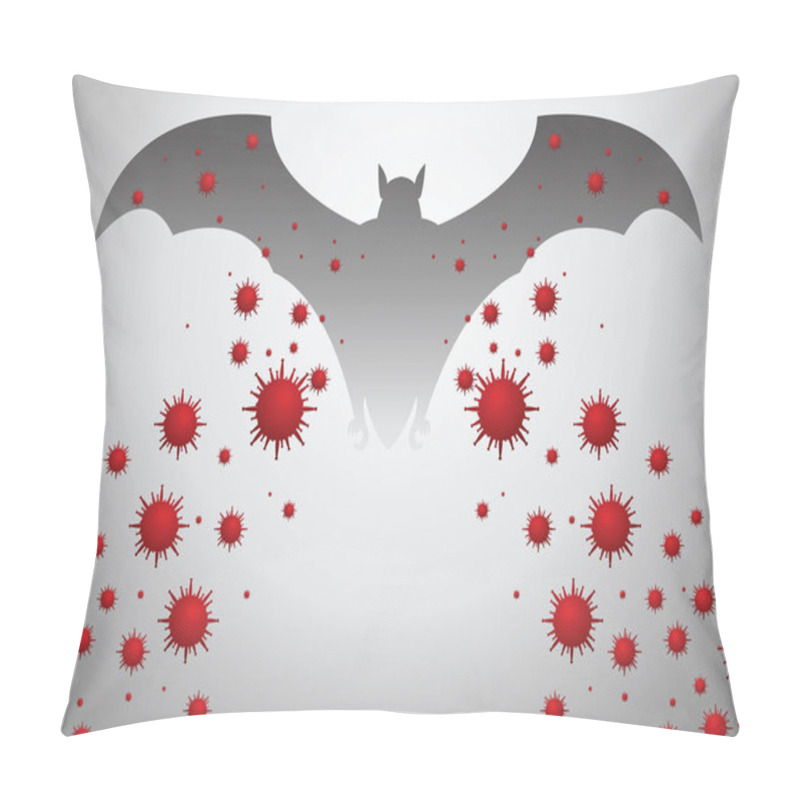 Personality  Bat Are Thought To Be The Cause Of Corona Virus Pillow Covers