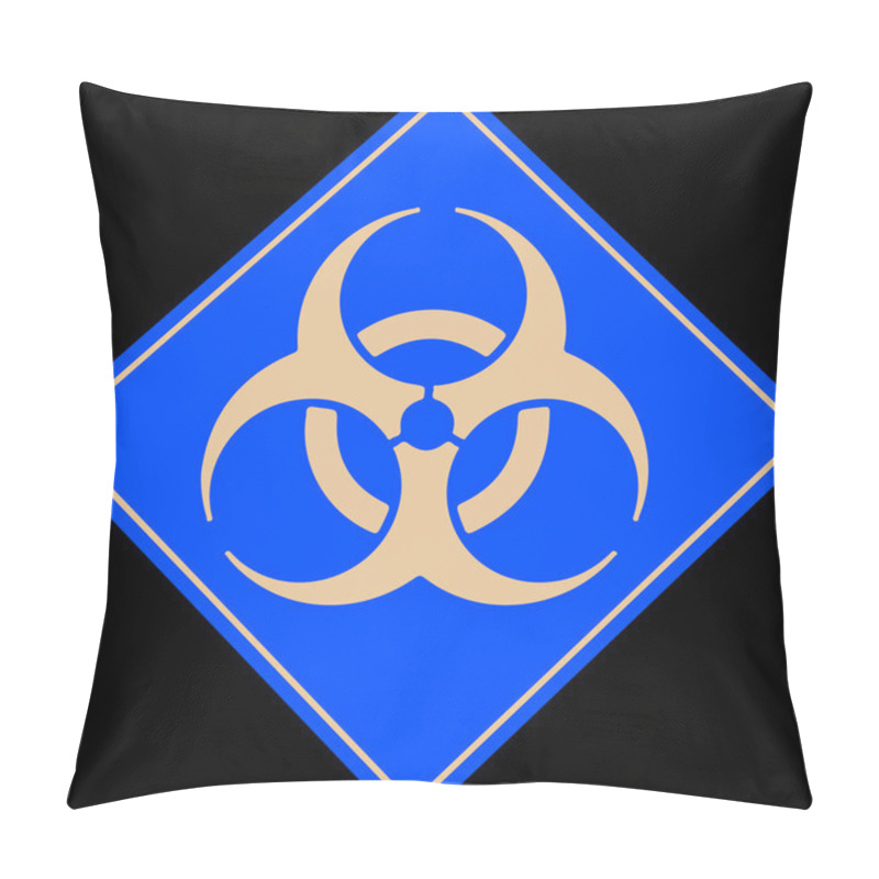 Personality  Traffic Sign Gas Toxic Pillow Covers