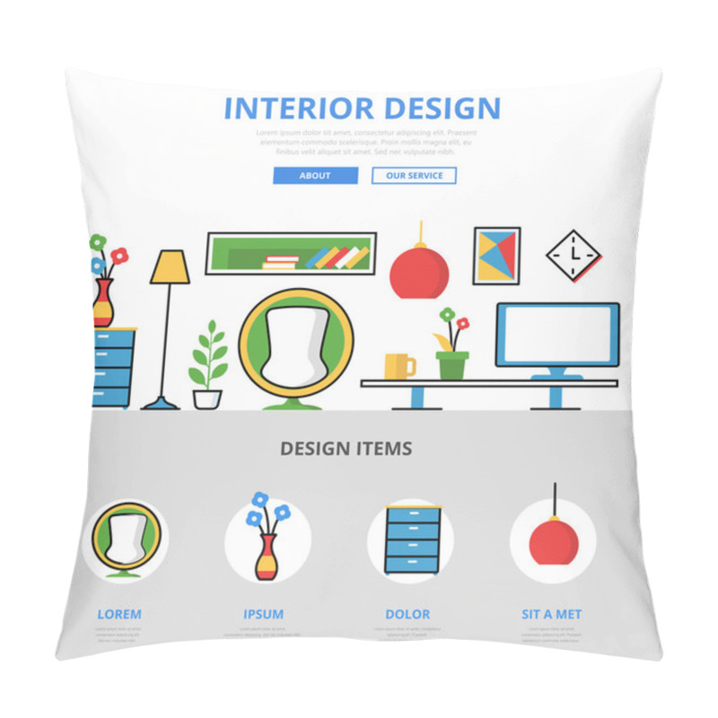 Personality  Room Indoor Furniture Concept  Pillow Covers