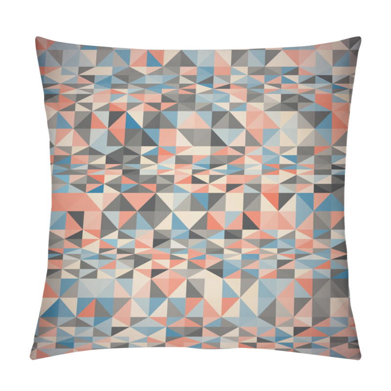 Personality  Pattern Of Geometric Shapes With Triangles Pillow Covers