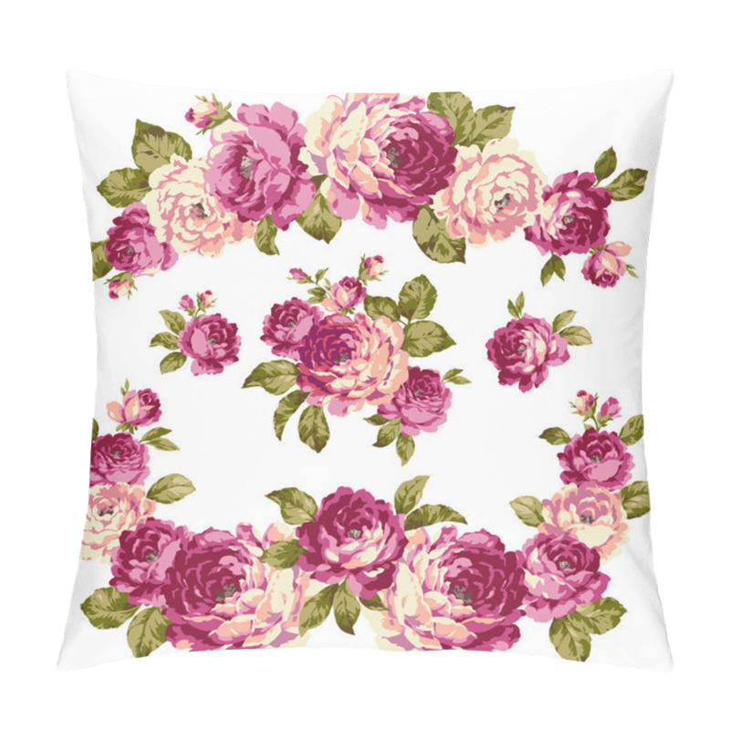 Personality  The Illustration Of Rose Pillow Covers