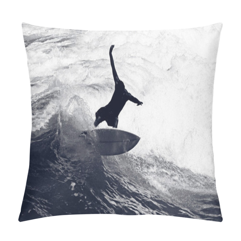 Personality  Surfer Riding The Waves Pillow Covers