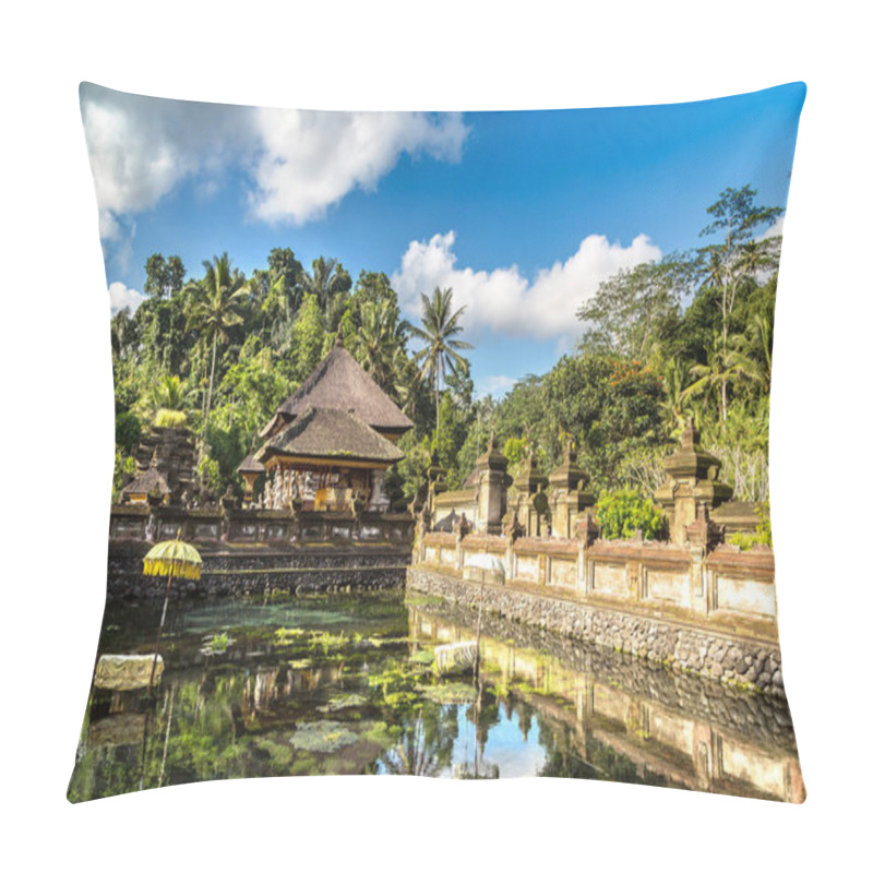 Personality  Pool Holy Water In Pura Tirta Empul Temple On Bali, Indonesia Pillow Covers