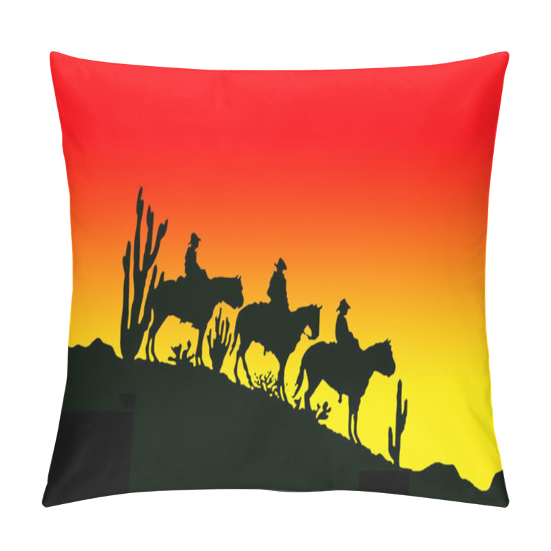 Personality  Tree Cowboys Pillow Covers