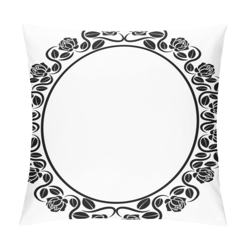 Personality  Border With Roses Pillow Covers