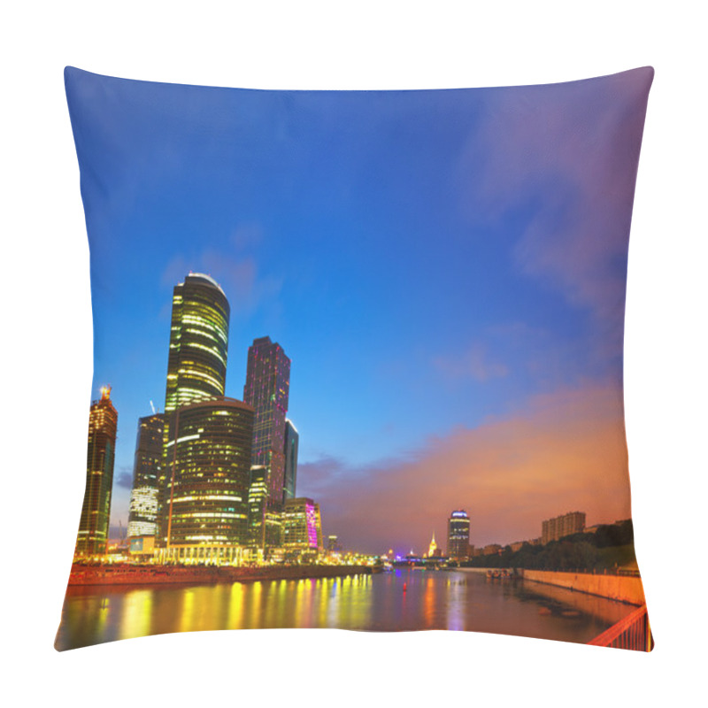 Personality  View Of Moscow In Morning Pillow Covers