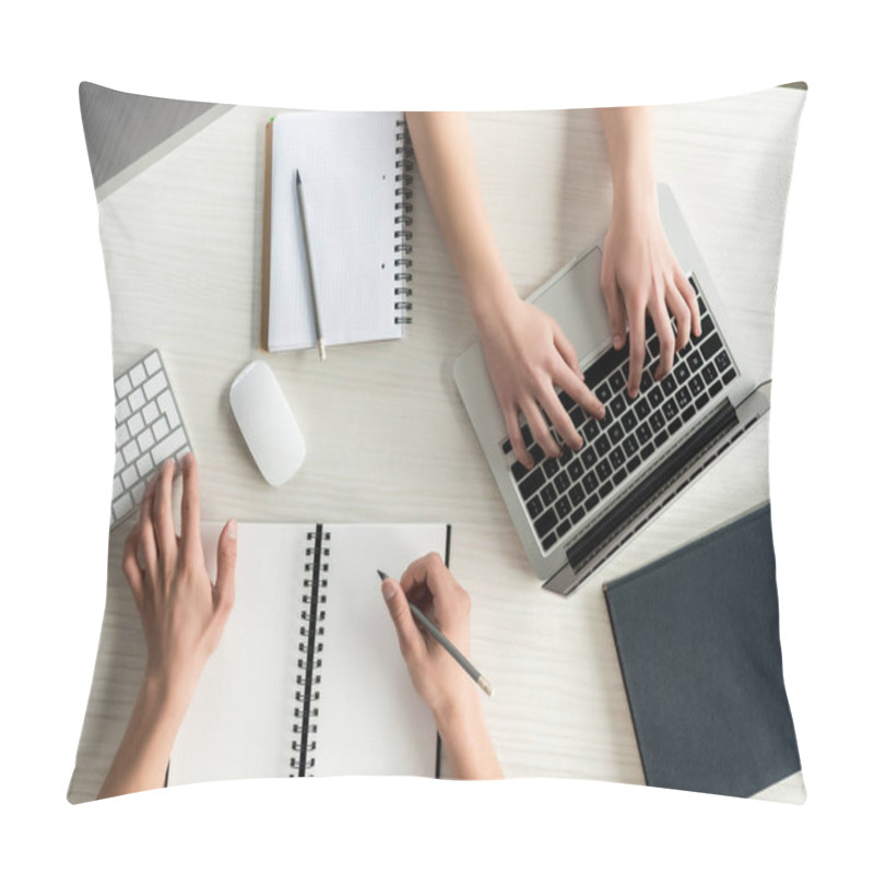 Personality  Students Doing Homework Together Pillow Covers