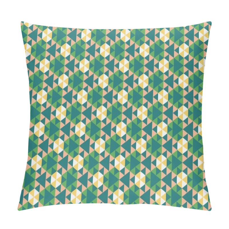 Personality  Seamless Abstract Background With Geometric Elements Pillow Covers