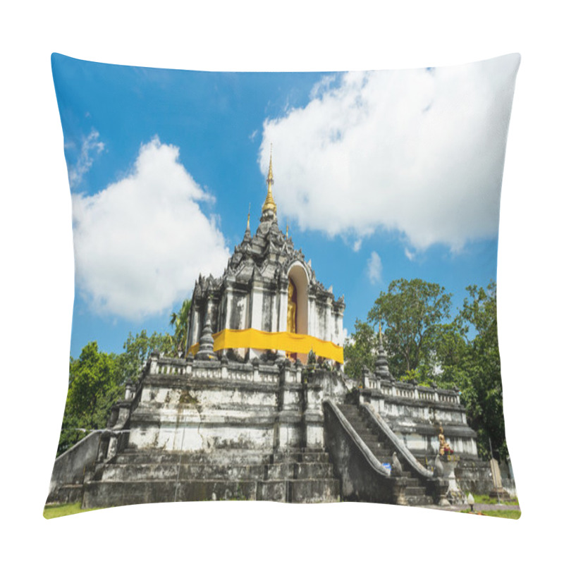 Personality  Thai Temple Of Buddhism, Wat Phra Yuen Is Thai Temple In Lamphun, Northern Thailand, Thailand Pillow Covers