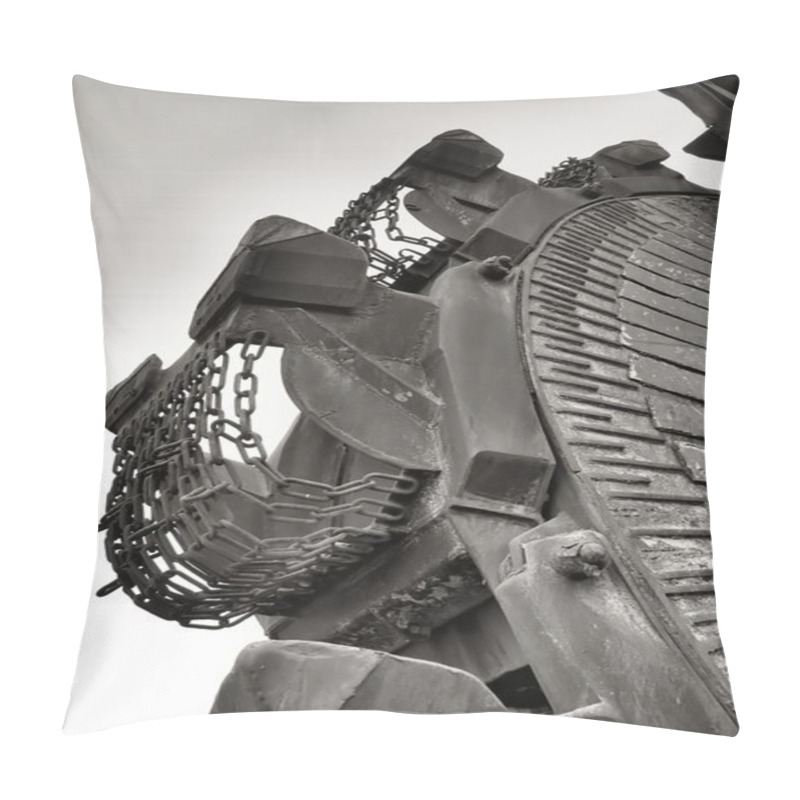 Personality  Excavators In The Disused Opencast Ferropolis Pillow Covers