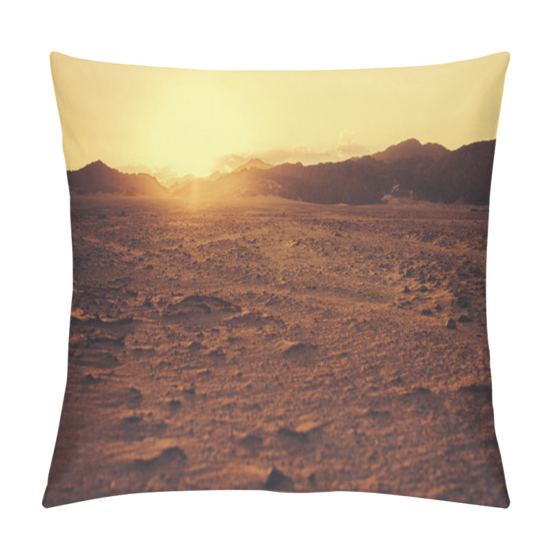 Personality  Sunset In The Desert Pillow Covers