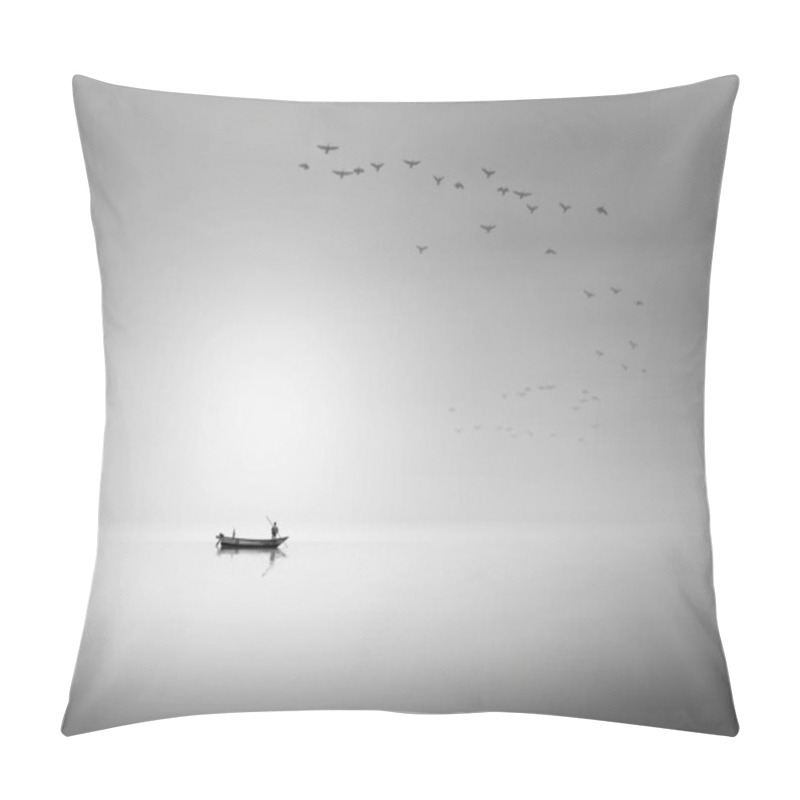 Personality  Beautiful Sunset Over The Sea On Natural Background. Pillow Covers