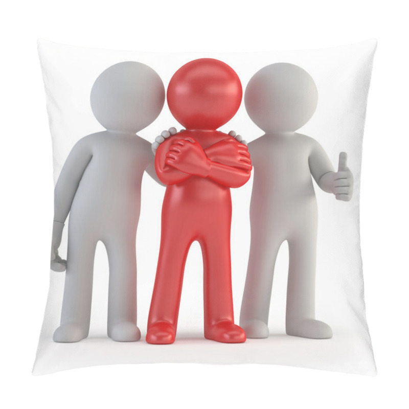 Personality  3d Small - Leader Of A Team Pillow Covers