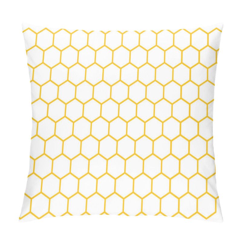 Personality  Honeycomb Background Texture Illustration Design Pillow Covers