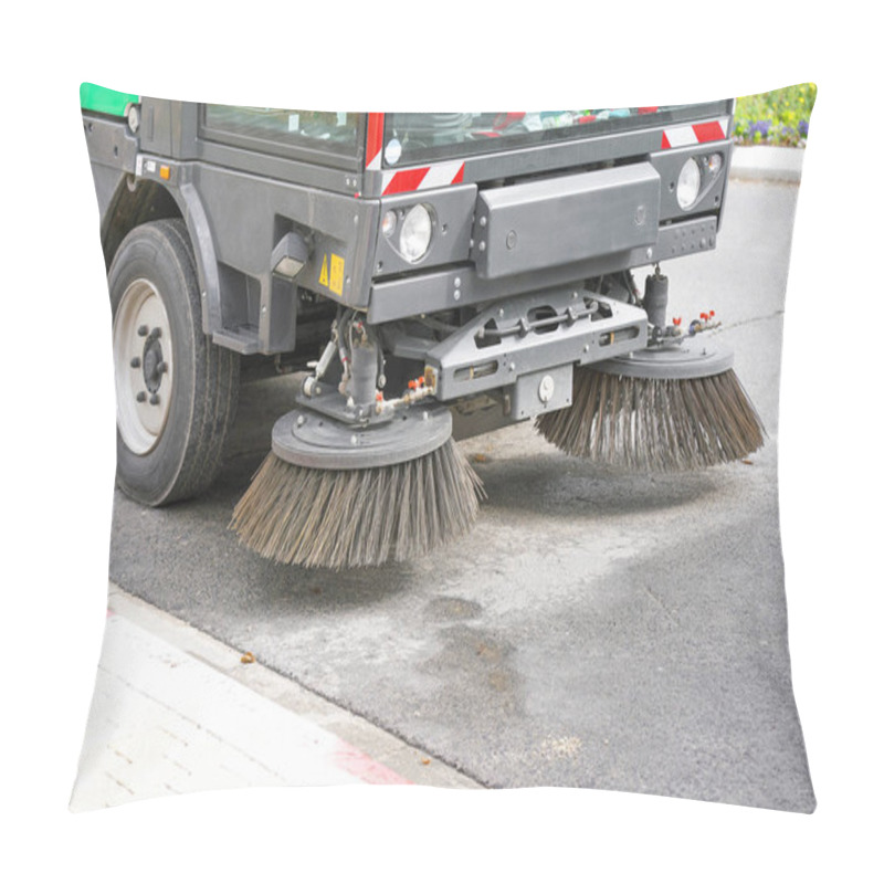 Personality  Street Cleaning Machine Pillow Covers