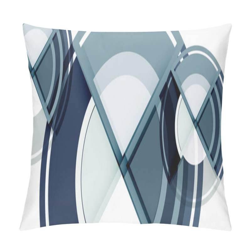 Personality  Circle Abstract Background, Geometric Modern Design Template Pillow Covers