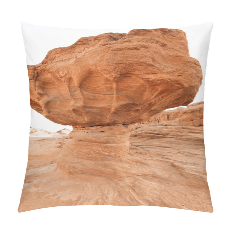 Personality  View Of Timna Valley In Israeli Desert. Pillow Covers