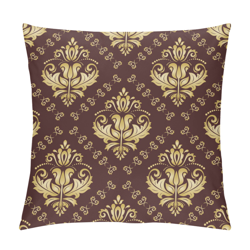 Personality  Orient Seamless Vector Background Pillow Covers