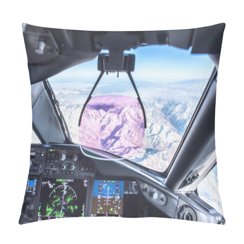 Personality  Flying Over The Andes Mountains Pillow Covers