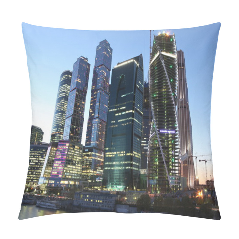 Personality  Moscow City    Skyscrapers Pillow Covers