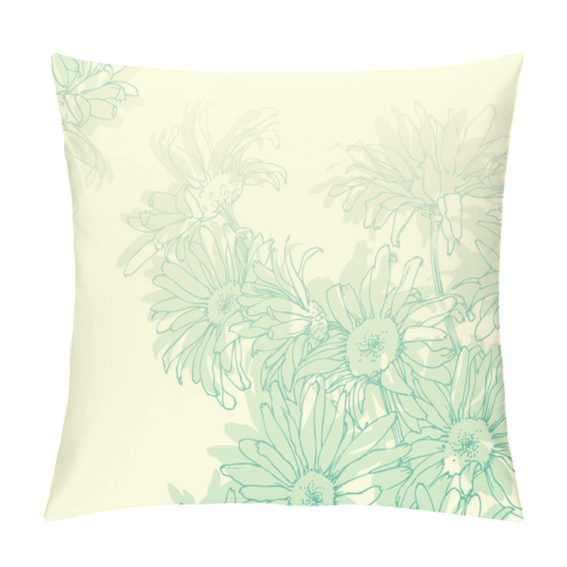 Personality  Gentle Daisy. Pillow Covers