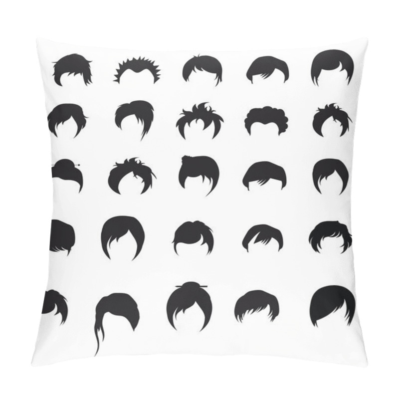 Personality  Hair Style Icons Pillow Covers