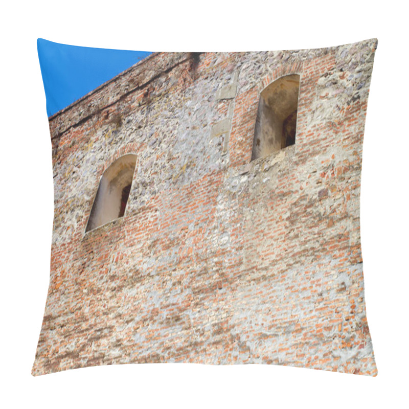 Personality  Thick Wall Of Palanok Castle In The City Of Mukachevo Ukraine Pillow Covers