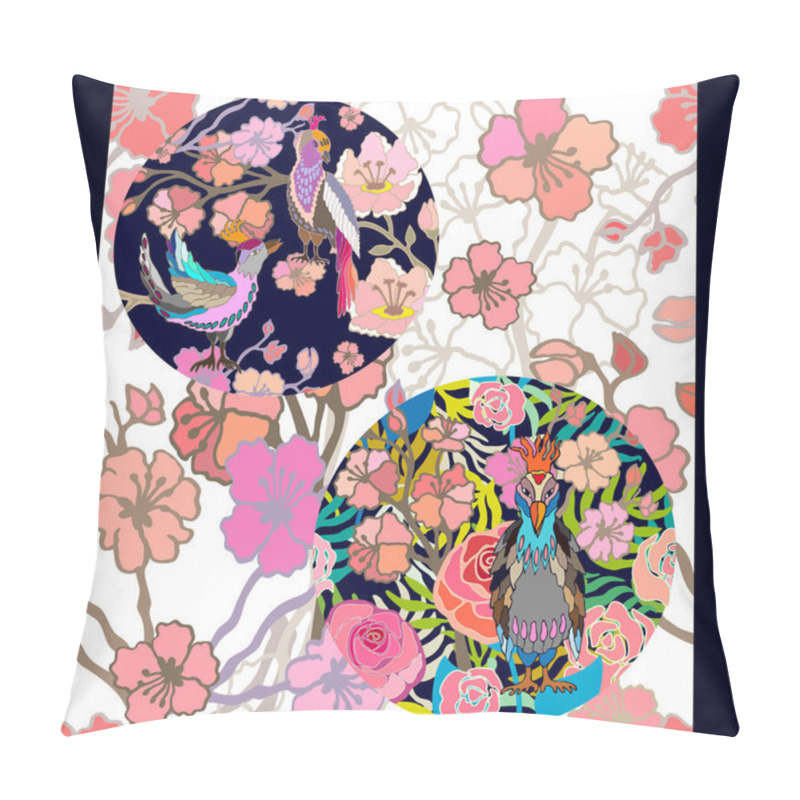 Personality  Night In Japanese Garden. Pillow Covers