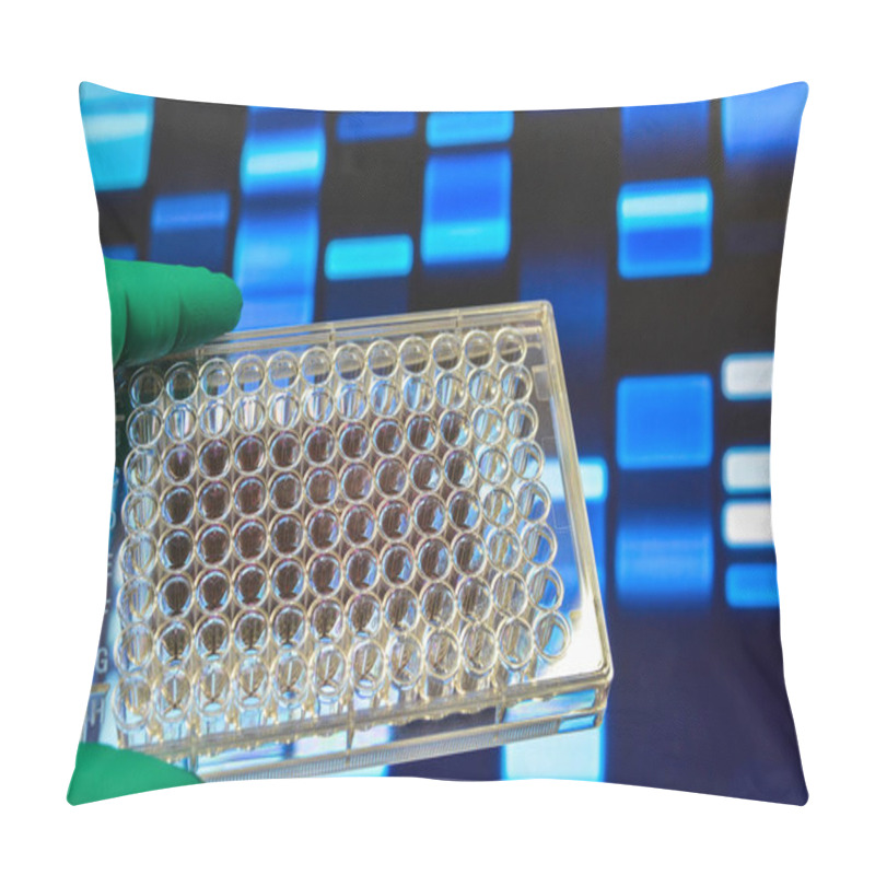 Personality  DNA Testing. Genome Research In The Laboratory. Pillow Covers