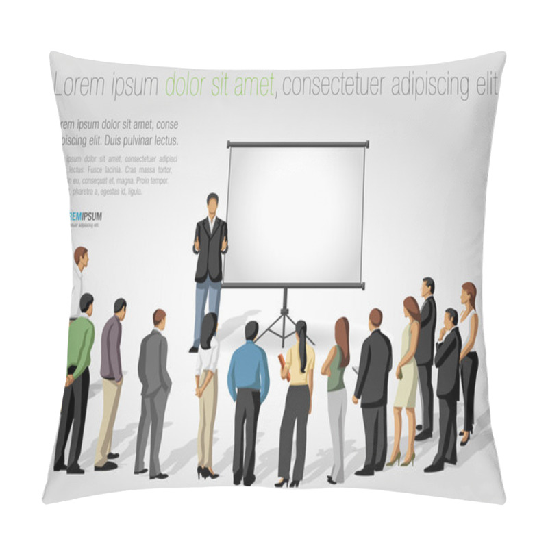 Personality  Presentation Screen. Pillow Covers