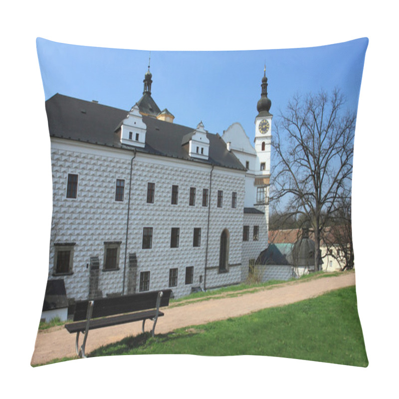 Personality  Renaissance Castle In Town Pardubice Pillow Covers