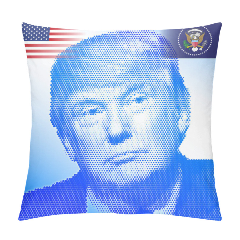 Personality  UNITED STATES - NOVEMBER 2016 - Donald Trump, 45th President Of The United States Of America Pillow Covers