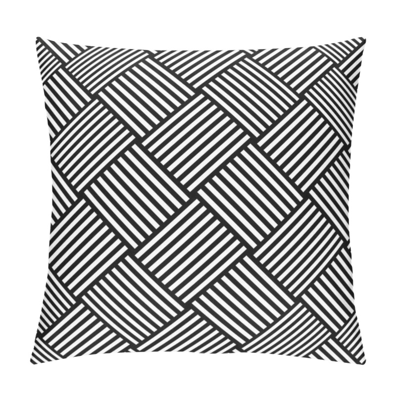 Personality  Op Art Textured Background. Checked Pattern. Pillow Covers