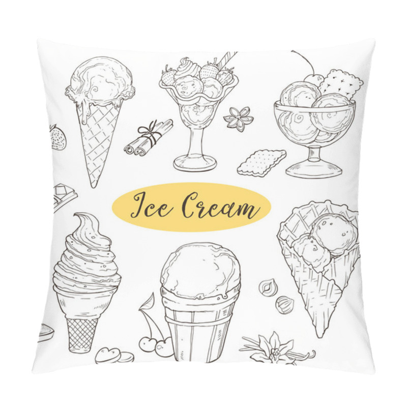 Personality  Ice Cream Collection Pillow Covers