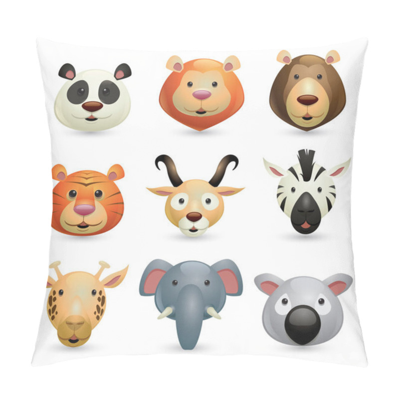 Personality  Collection Of Wild Animals Pillow Covers